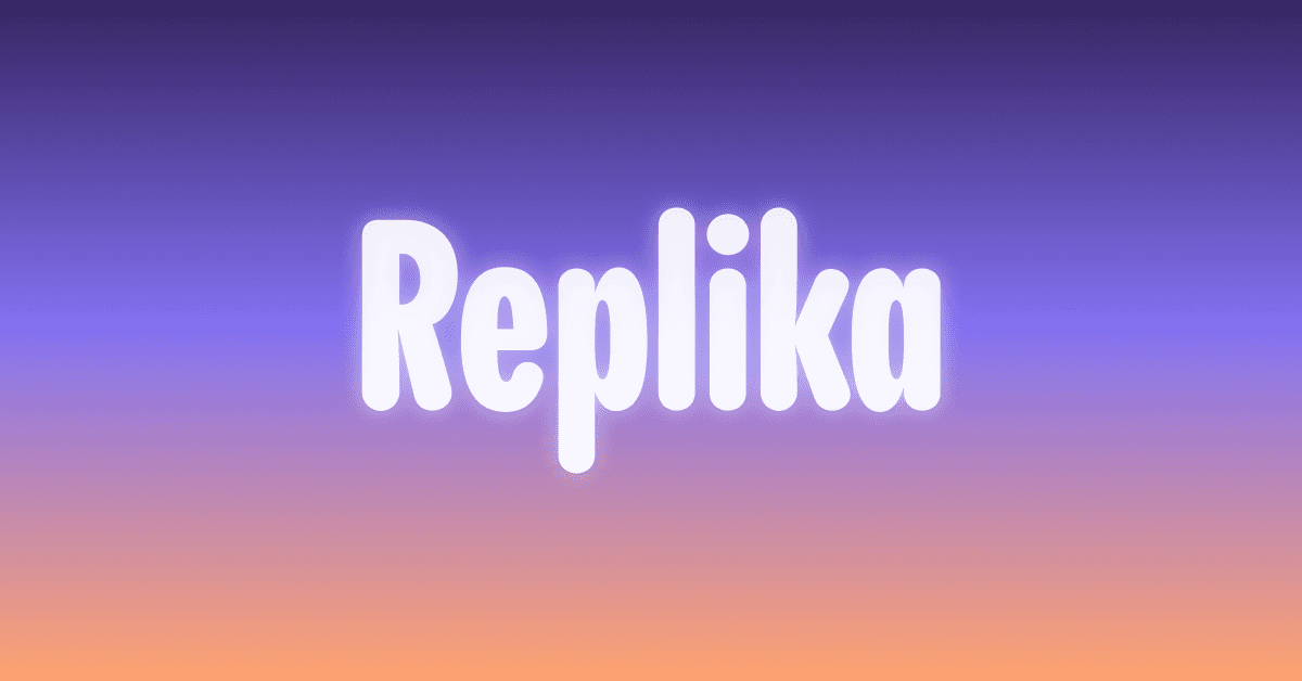 Replika AI banner
