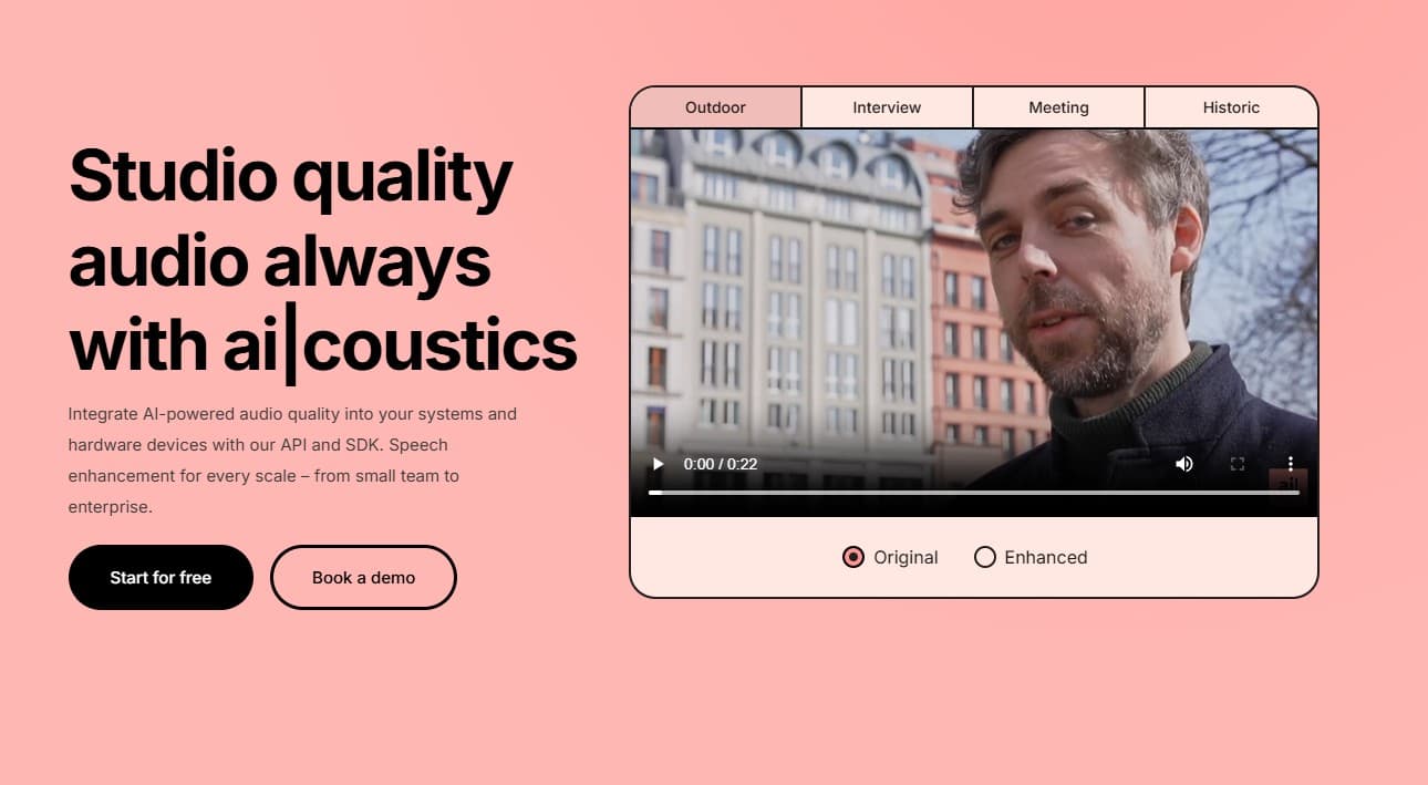 AI Coustics banner