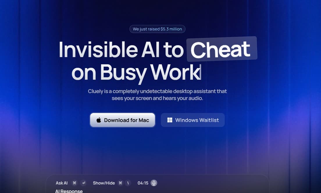 Cluely AI banner