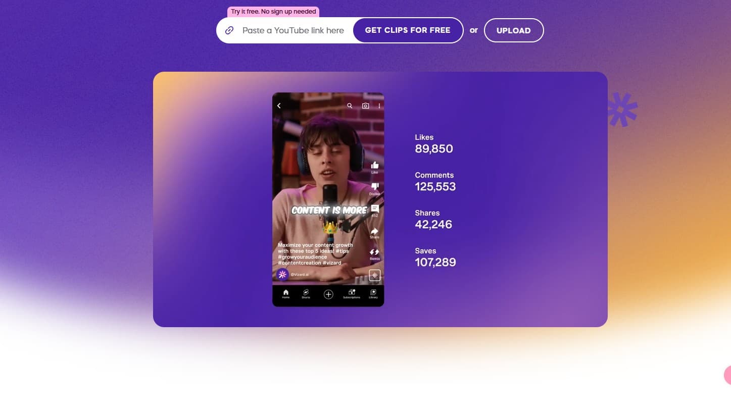 Vizard AI banner