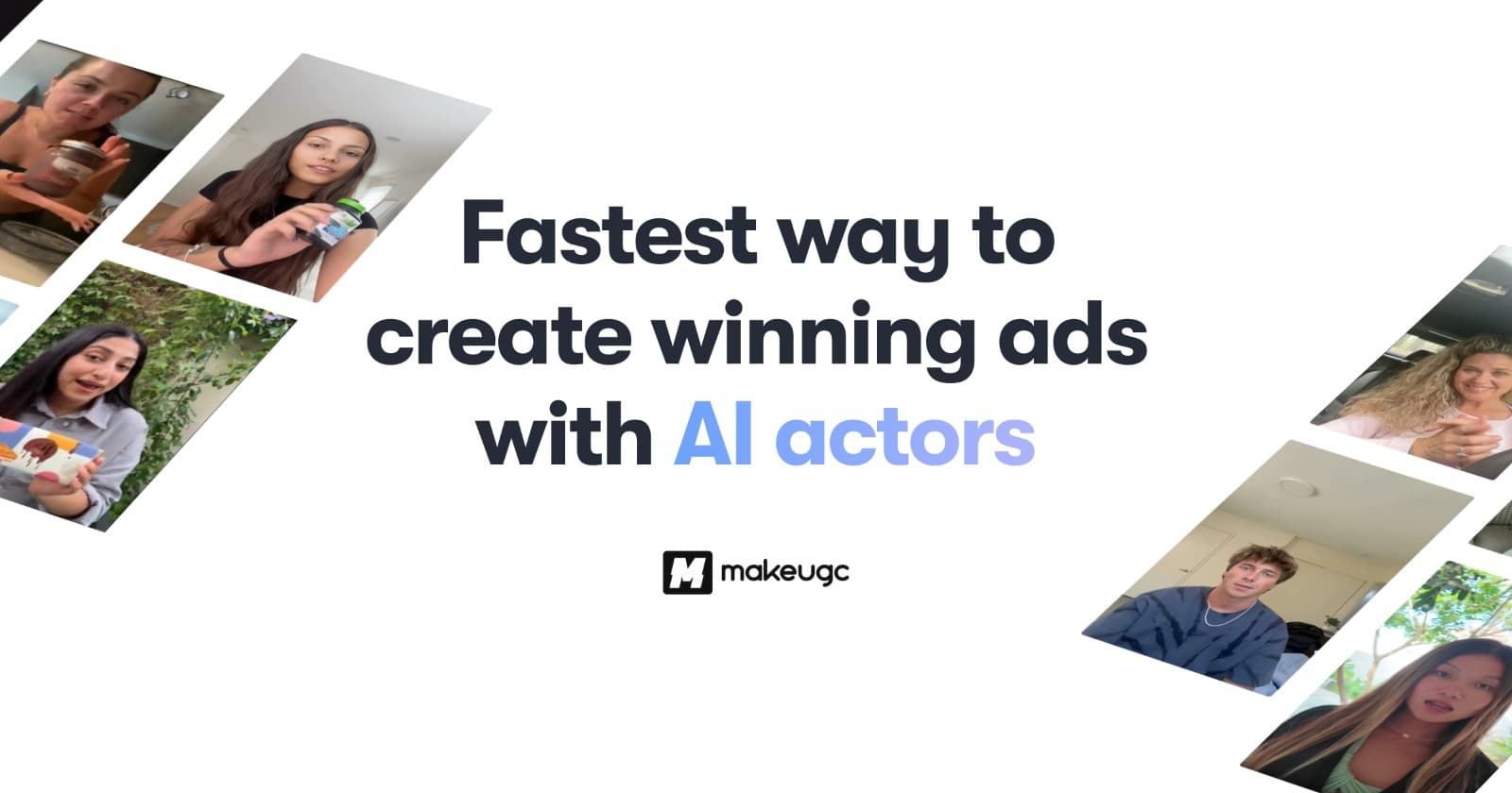 Makeugc AI banner