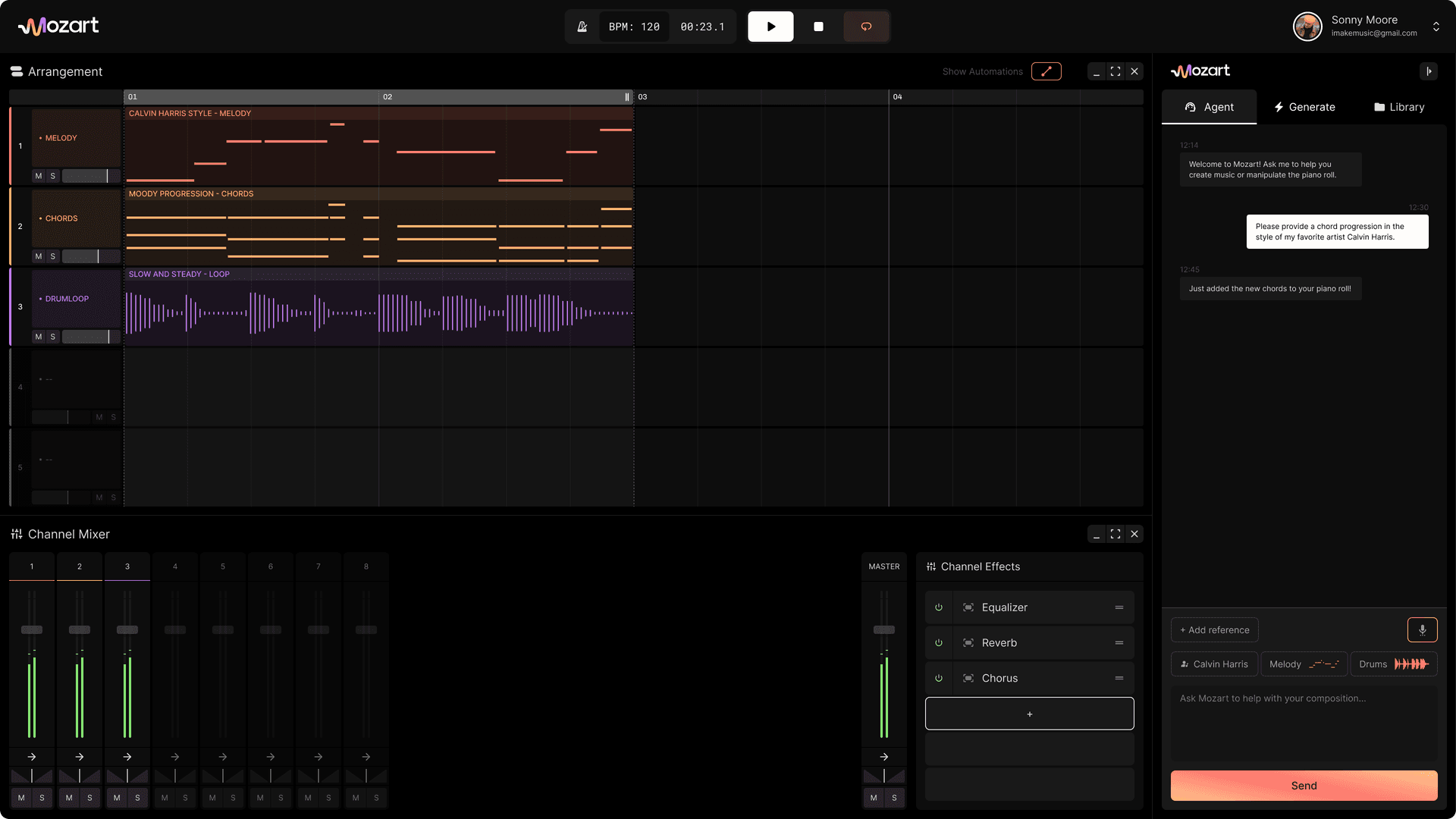 Mozart AI banner