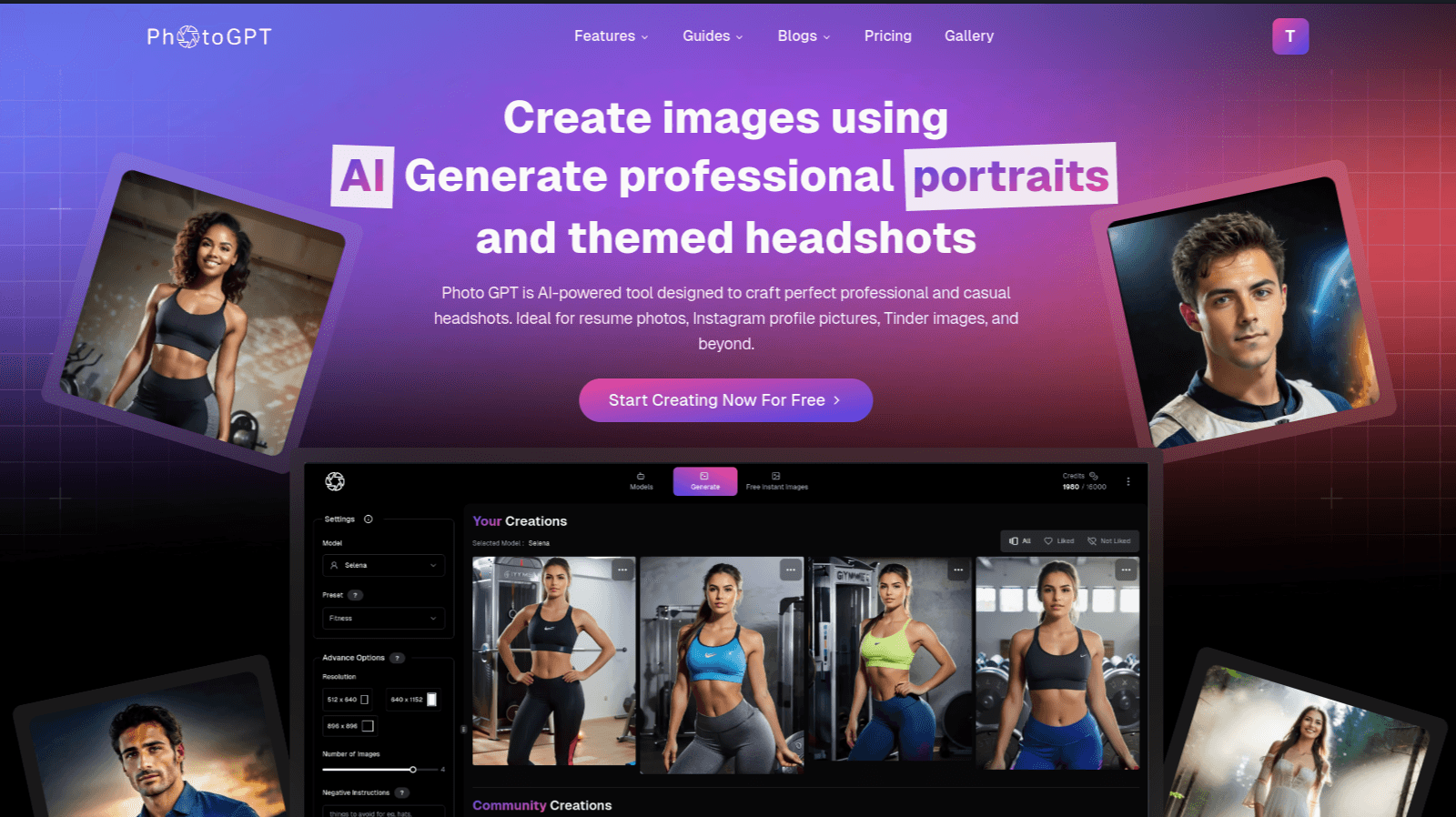 Photogpt AI banner